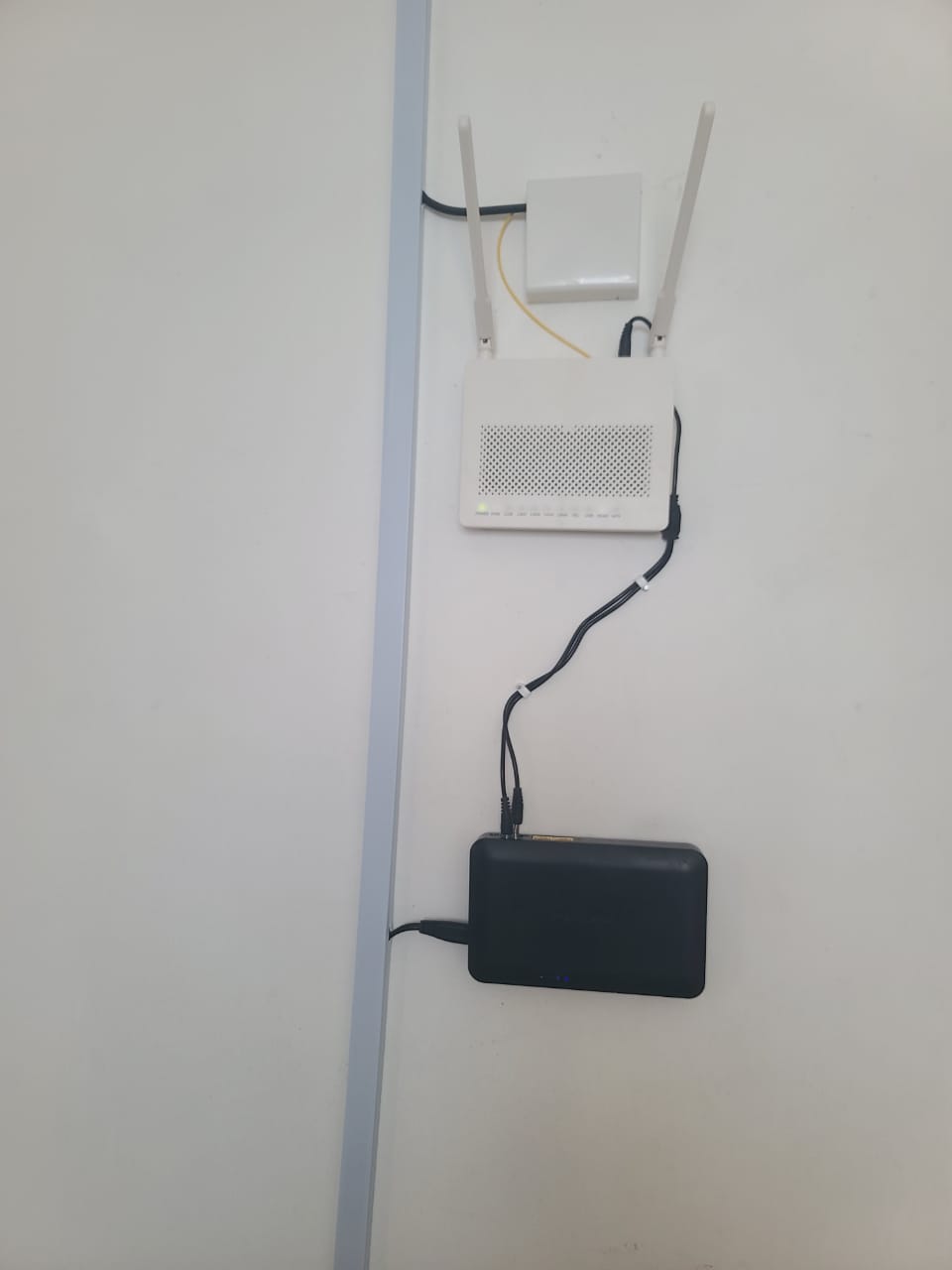 Network router and equipment installation