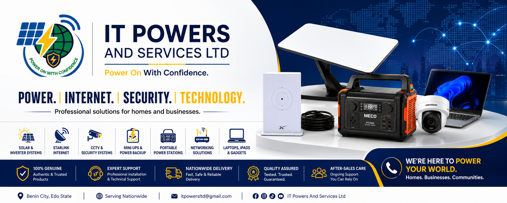 IT POWERS AND SERVICES Ltd - Power. Internet. Security. Technology.