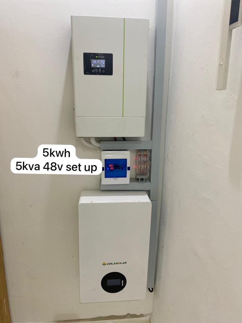 Solar and battery system installation